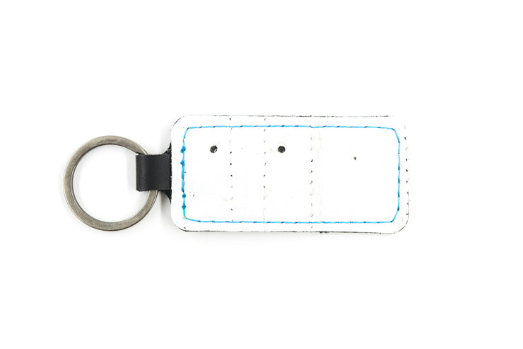 San Jose Black/White Keychain