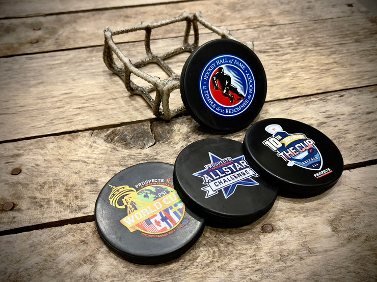 Custom Hat Trick Puck Coaster Set