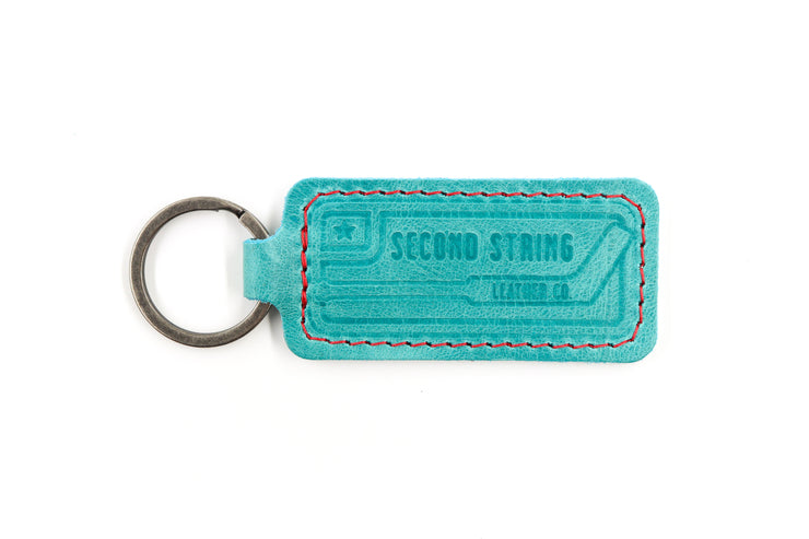 Seattle White/Blue Keychain