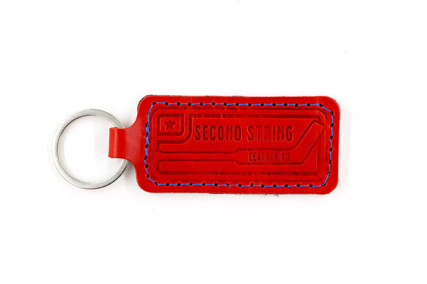 USA White Keychain