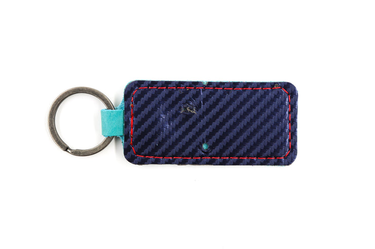 Seattle Blue Weave Keychain