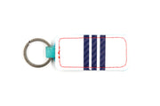 Seattle White/Blue Keychain