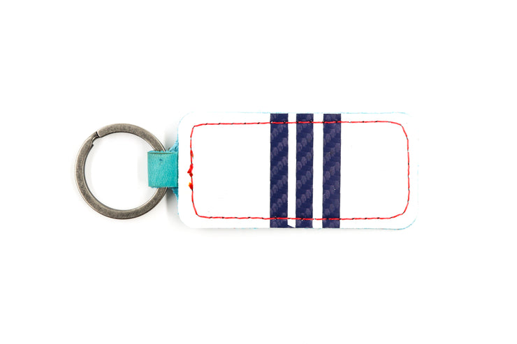 Seattle White/Blue Keychain