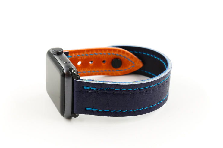 New York 1 Blue/Orange iWatch Band