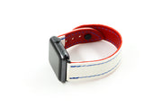 USA White iWatch Band