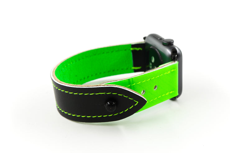 Dallas Black/Green iWatch Band