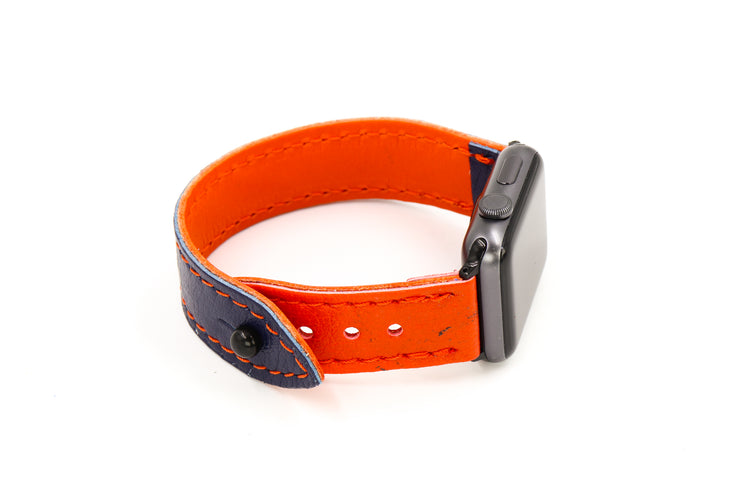 New York One Blue/Orange iWatch Band