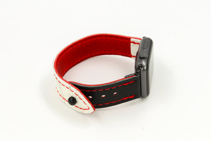 Carolina White/Black iWatch Band