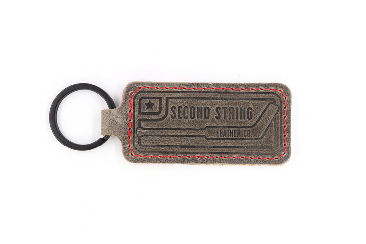 Detroit Red/White Keychain