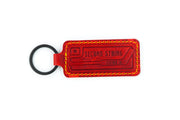 Calgary White Keychain