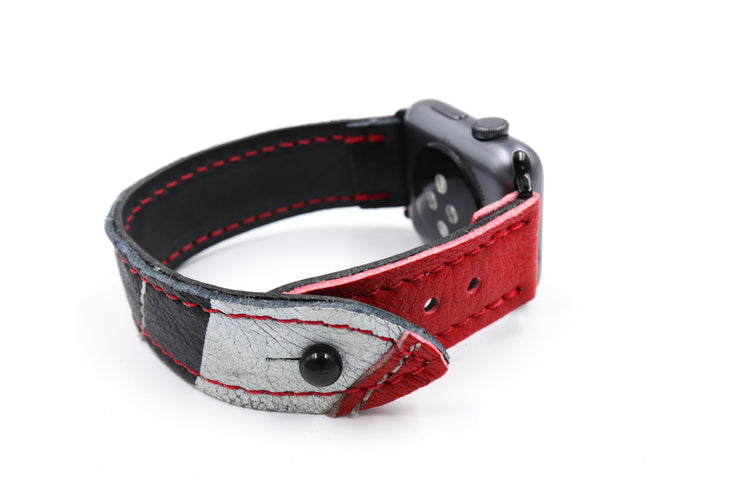 Heaton Helite 5 Black/Red iWatch Band