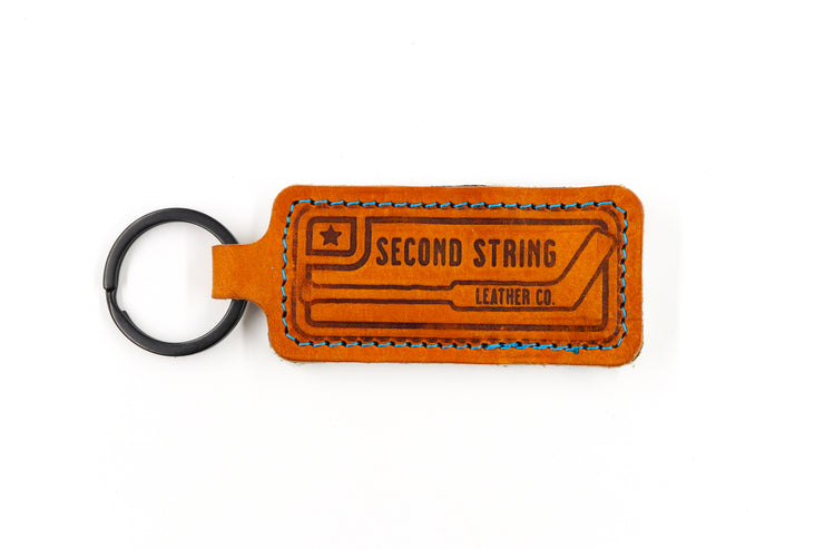 San Jose White/Blue/Black Keychain