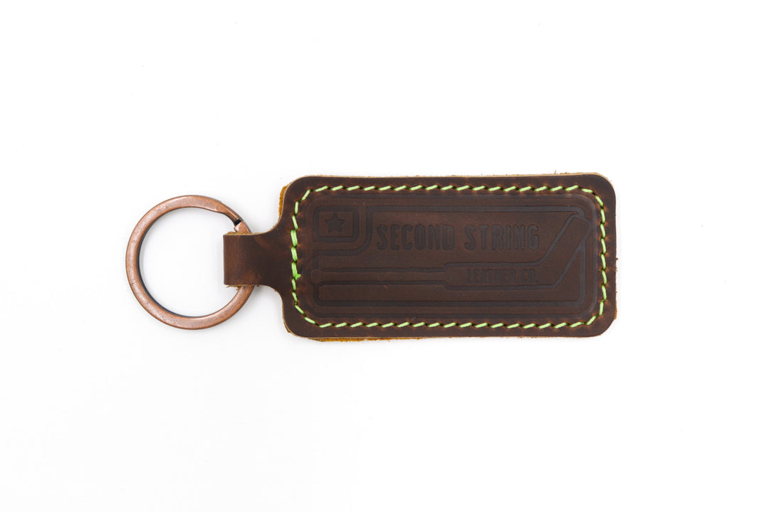 CCM Vintage Blocker Brown Keychain – Second String Leather Company