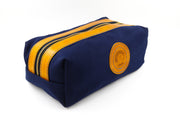 UMich Football Blue Bathroom Bag