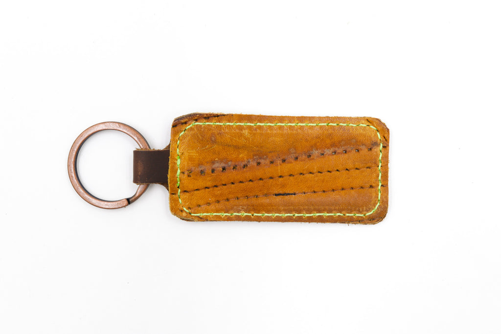 CCM Vintage Blocker Brown Keychain – Second String Leather Company