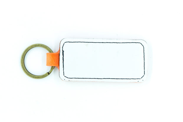 Philadelphia White Keychain