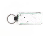 Dallas White Keychain