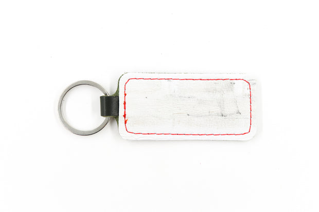 Minnesota White Keychain