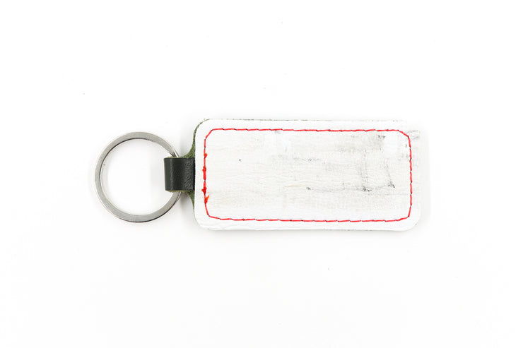 Minnesota White Keychain