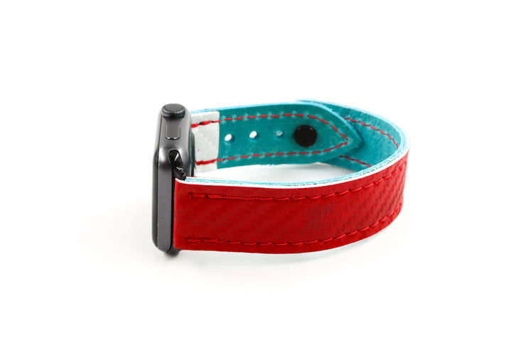 Seattle Red/White iWatch Band