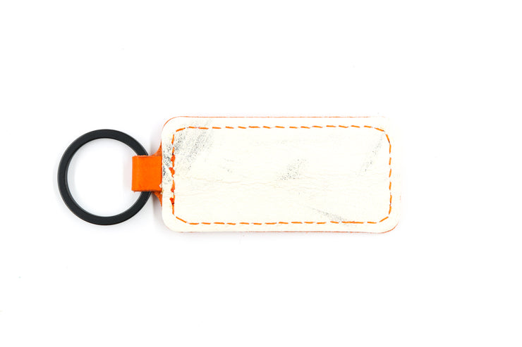 Philadelphia White Keychain