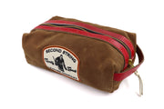 Detroit Red/Brown Bathroom Bag