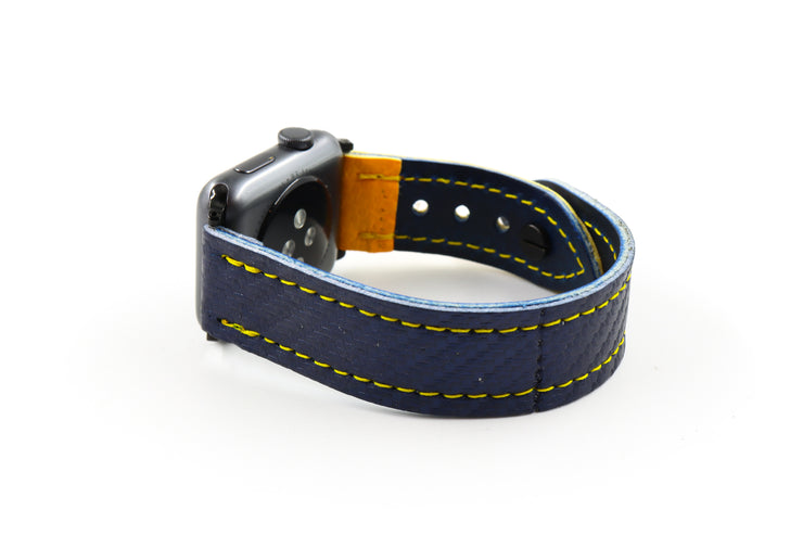 Beast Pads Blue/Yellow iWatch Band