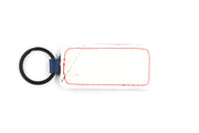 Florida White/Blue Keychain