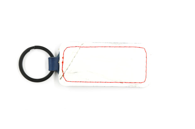 Florida White/Blue Keychain
