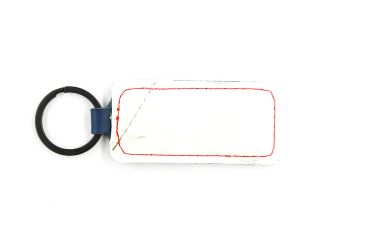 Florida White/Blue Keychain