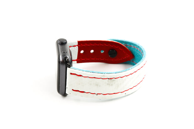 Seattle Teal/Red iWatch Band