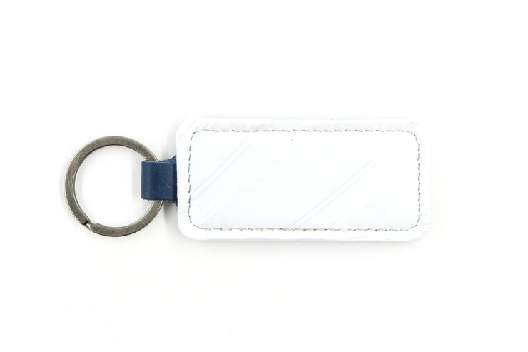 Tampa Bay White Keychain