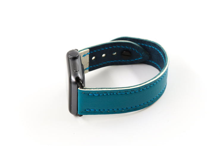 San Jose Teal/White iWatch Band