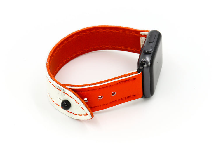 Anaheim White/Orange iWatch Band