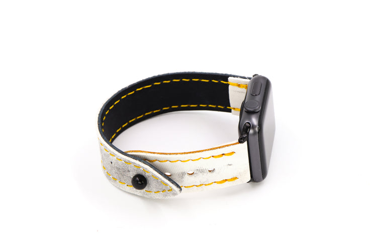 Nashville Blocker One White iWatch Band