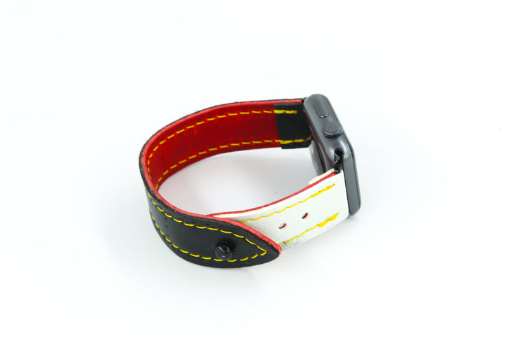 Calgary Black/White iWatch Band