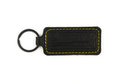 Boston White Keychain