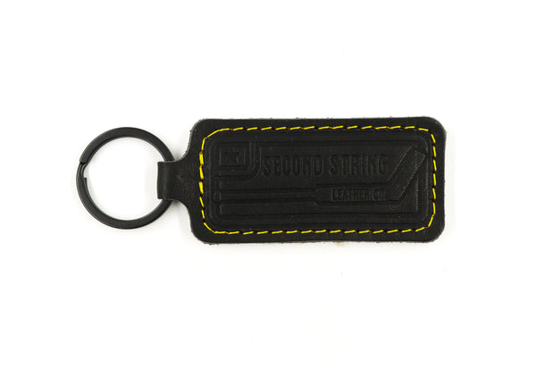 Boston White Keychain