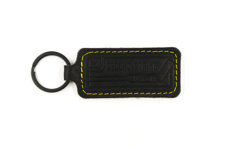 Boston White Keychain