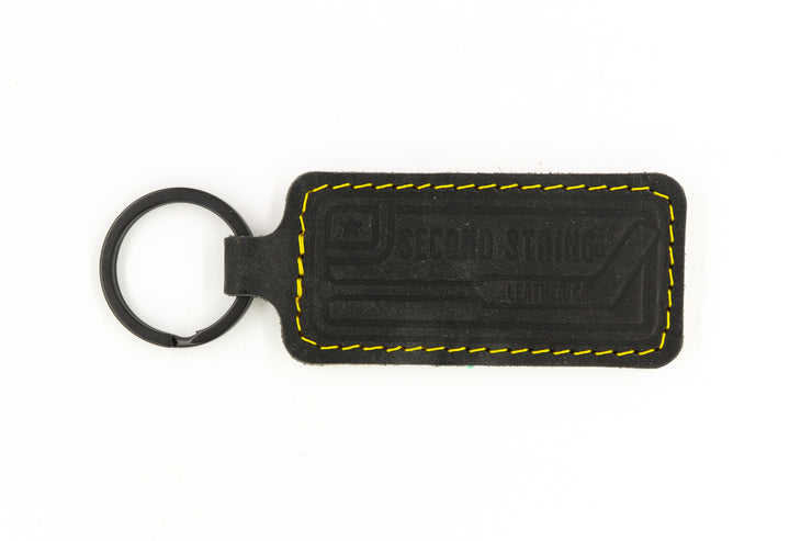 Pittsburgh White/Yellow Keychain