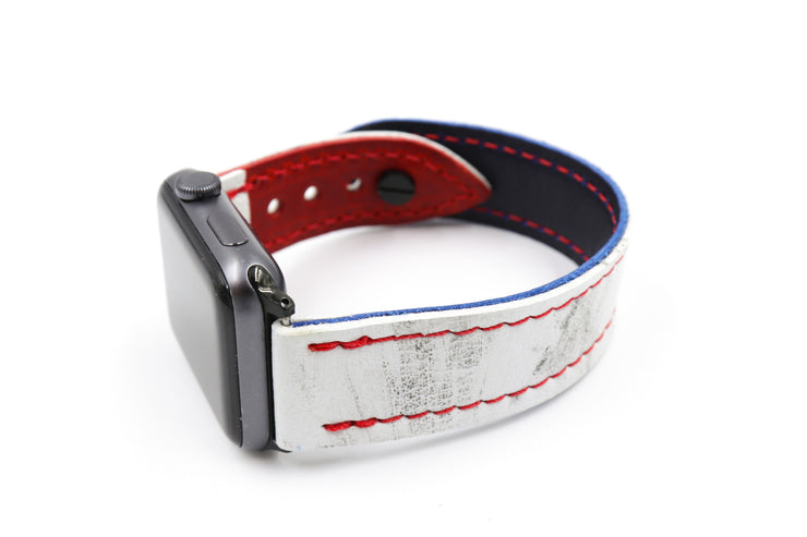 Washington Blocker White iWatch Band