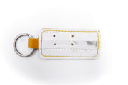 Singing The Blues Blocker 2 White Keychain