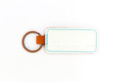 San Jose White/Orange Keychain