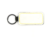 Boston White Keychain