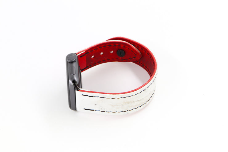 Carolina White/Red iWatch Band