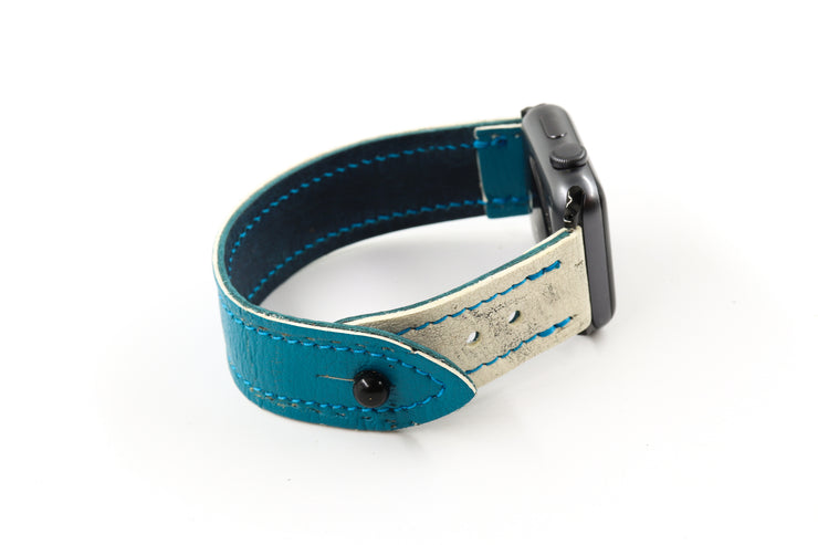 San Jose Teal/White iWatch Band