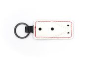 Wild Buffalo Glove White Keychain