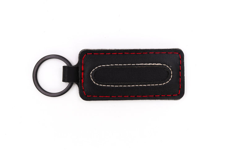 Chicago Black Keychain