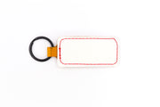 Calgary White Keychain