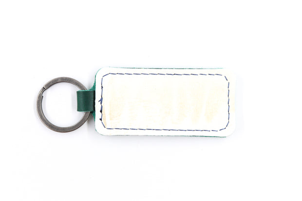 Hartford White Keychain